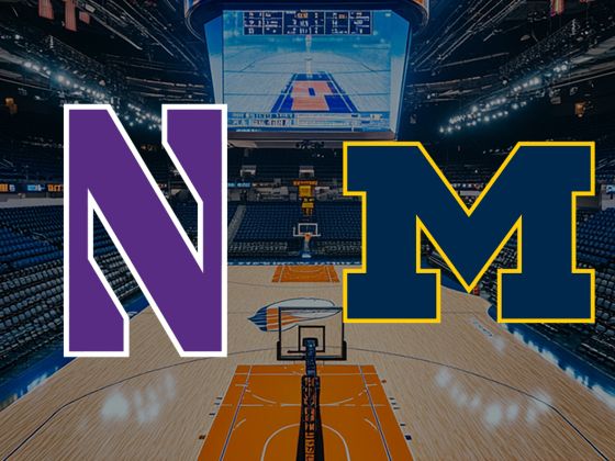 Northwestern Wildcats at Michigan Wolverines Basketball